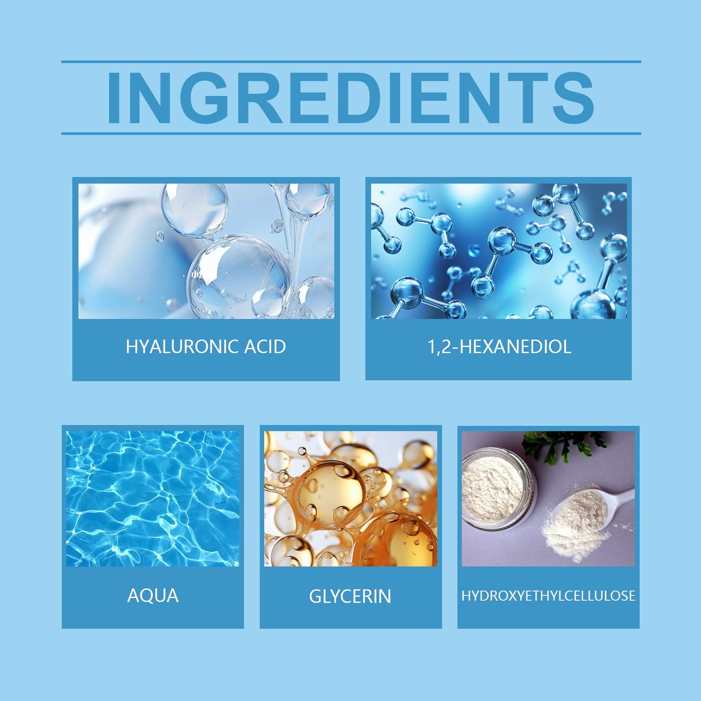 Hyaluronic Acid Stock Solutions, Improve The Skin Pores Hydrating Facial Luster - Korvel