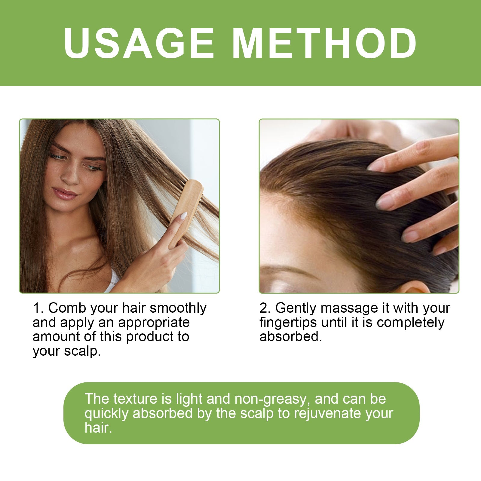 Hair Dense Essential Oil Repair Hair Damage, Strong Hair Thick, Smooth, Moisturizing And Nourishing Anti-Thinning Hair Oil - Korvel