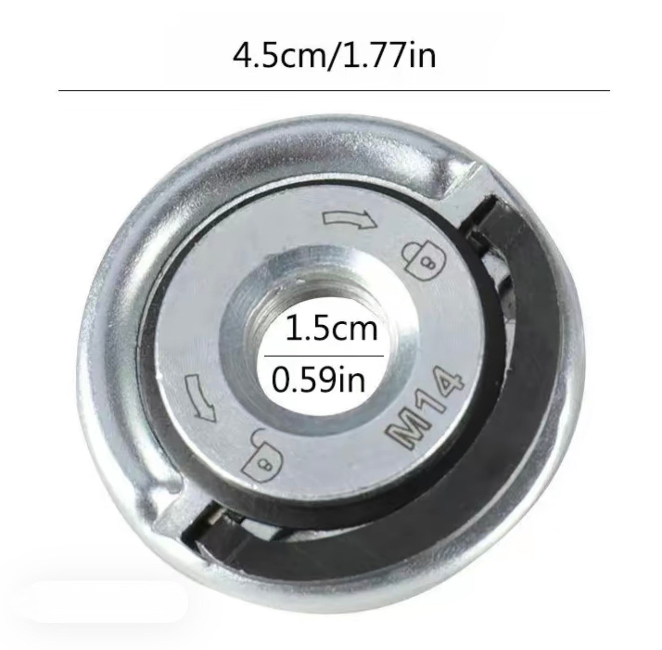QuickLock Grinder Nut - Heavy-Duty Tool Accessory
