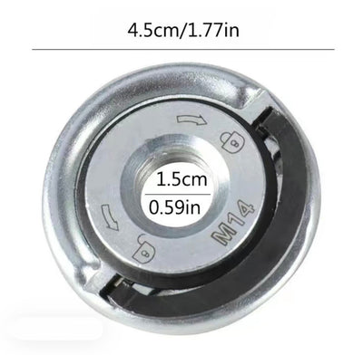 Tuerca QuickLock para Molinillo - Accesorio de Herramienta de Alta Resistencia