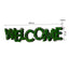 WELCOME Letter Art Moss Wall Decor - Korvel