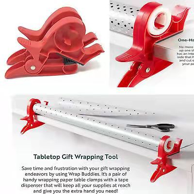 Dispositivo de Distribución de Cinta de Embalaje Navideña Wrap Buddies