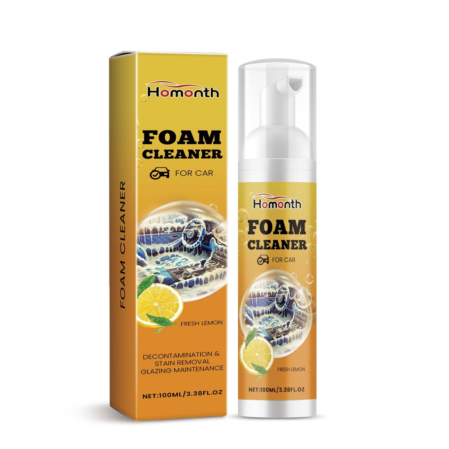 Premium Multi-Functional Car Foam Cleaner for Interior Care