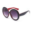 Personalized Dual Color Circular Sunglasses for Women