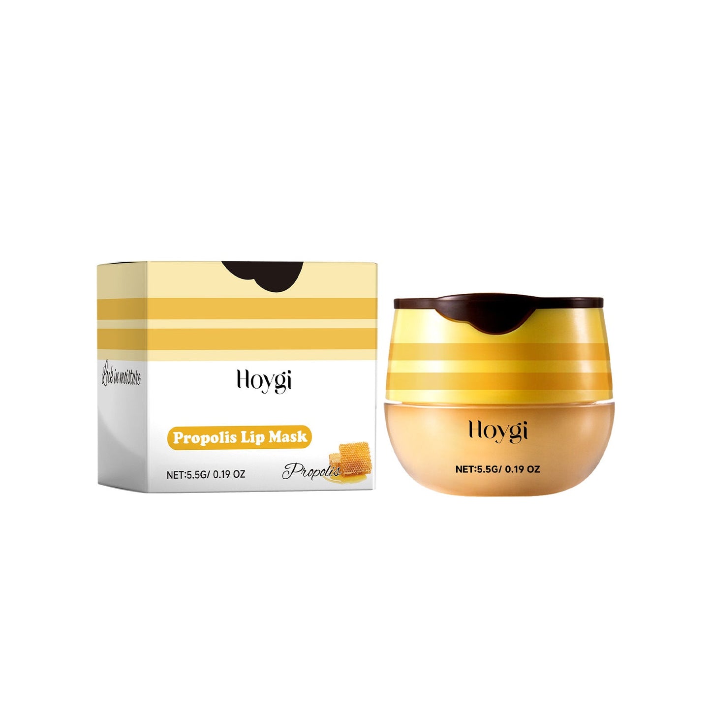 Propolis Lip Mask, Fade Lip Lines, Anti-Crack Lip Balm Moisturizing Lip Care Lip Mask - Korvel
