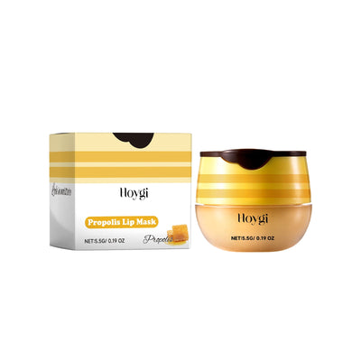 Propolis Lip Mask, Fade Lip Lines, Anti-Crack Lip Balm Moisturizing Lip Care Lip Mask - Korvel