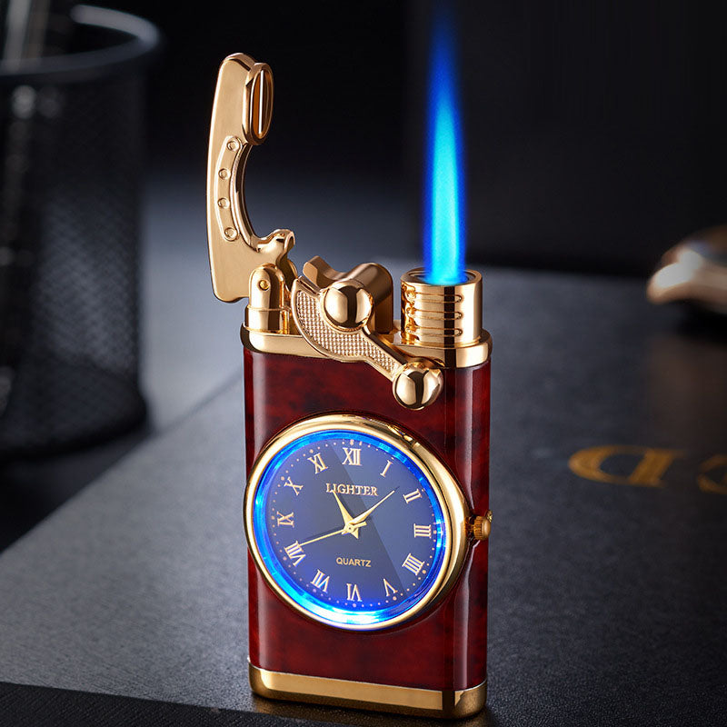 Multi functional electronic watch cigarette lighter integrated into one machine, versatile men's gift lighter - Korvel