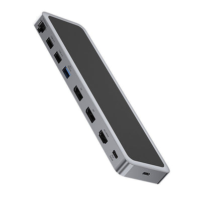 Type-C docking station expands 4K60Hz video dual output differential display docking station dual DP HDMI multi screen different - Korvel