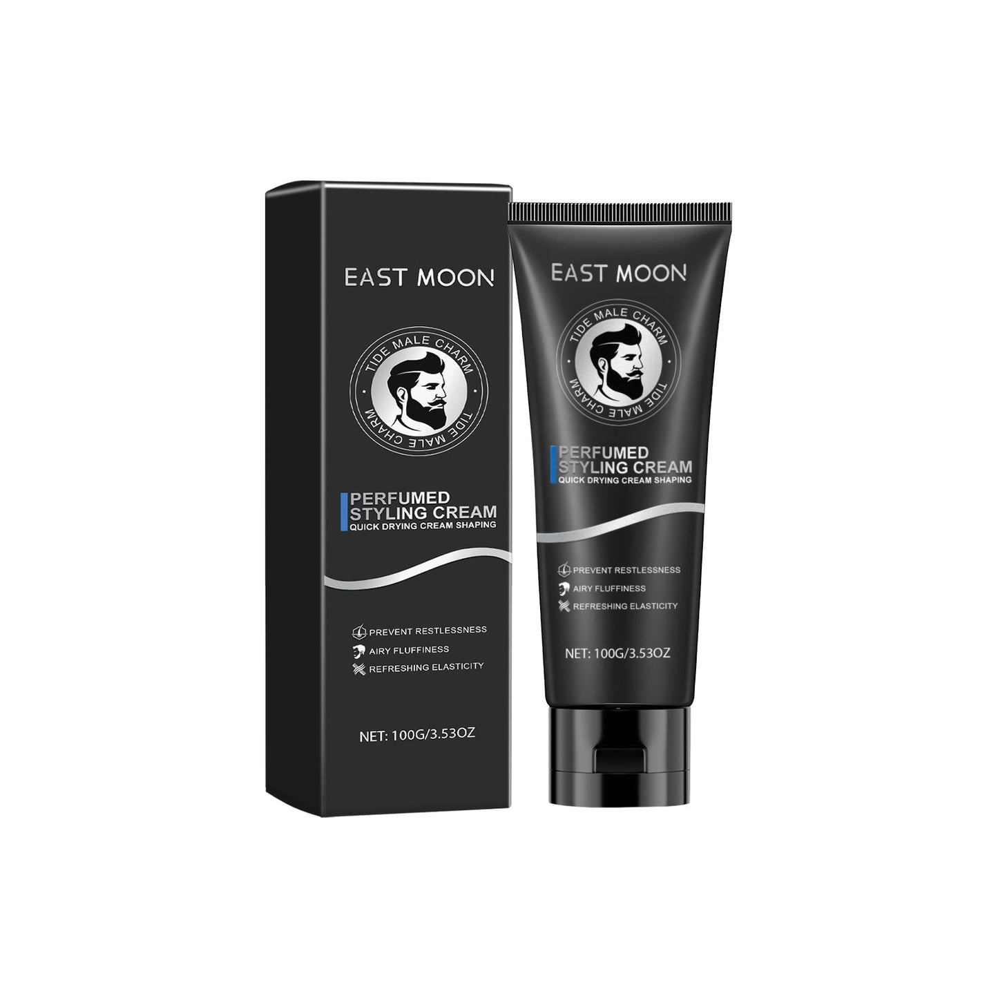 Men's Fragrance Styling Cream - Non-Greasy Hair Cream