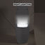 Heated seat intelligent toilet, integrated toilet, automatic flushing water tank toilet, with foot sensor flushing, white night - Korvel