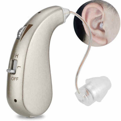 1Pair of Invisible Hearing Aids for Seniors with Sound Amplifier and Assistive Listening Earphones - Korvel