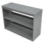 Low Study Twin Loft Bed with Cabinet and Rolling Portable Desk - Gray (OLD SKU :LP000113AAE) - Korvel