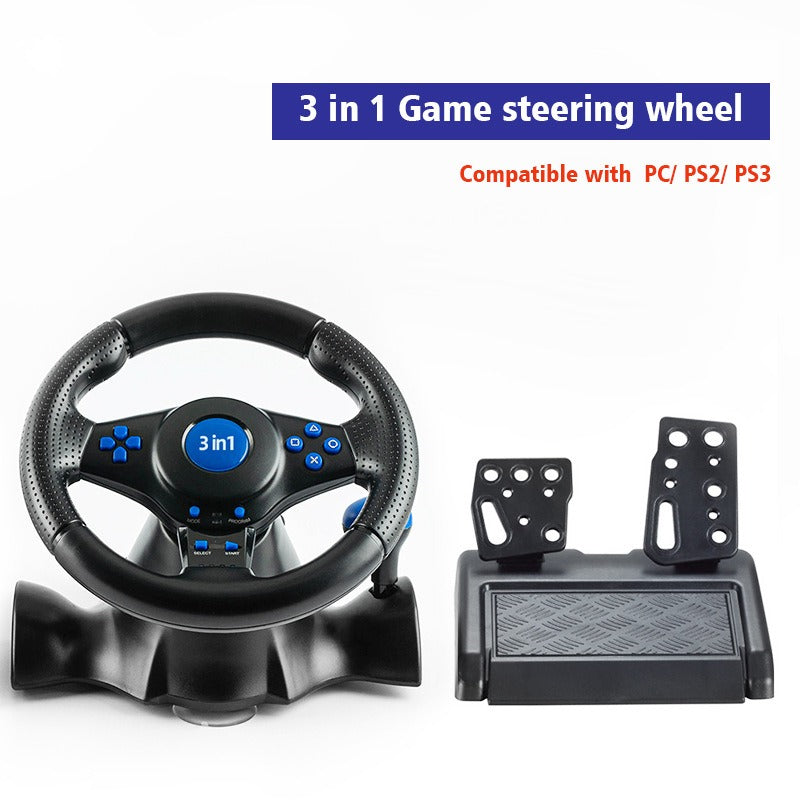 Volante de carreras 7 en 1 para Switch, Xbox, PS4 y PC