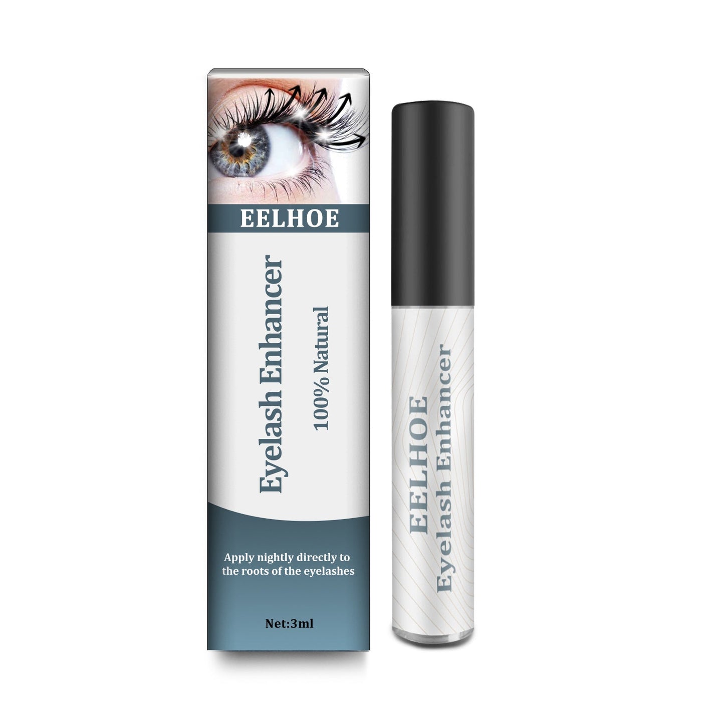 EELHOE Premium Black Mascara for Curly Lashes