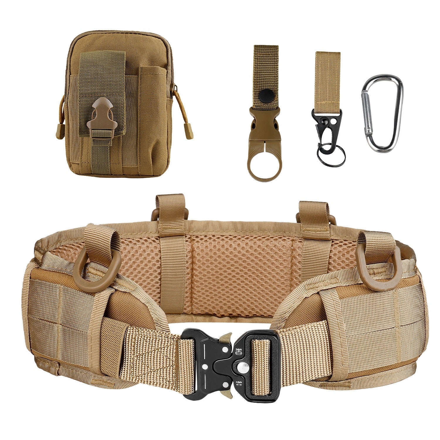 Multi Functional Quick Disassembly Tactical Belt Waist Cover Outdoor Training Cobra Belt Nylon Waist Belt Suit - Korvel