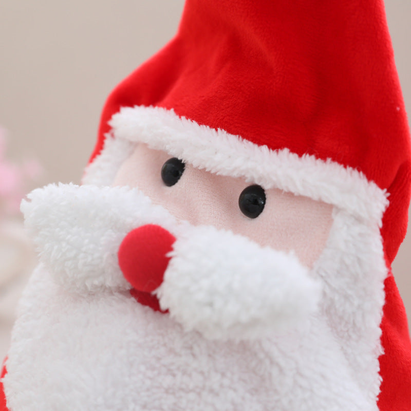 Chapeau de Noël en Peluche Électrique Kawaii avec Lumières