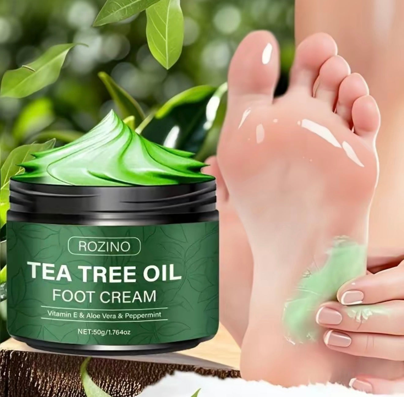 FootRelief Tea Tree Cream for Daily Foot Care