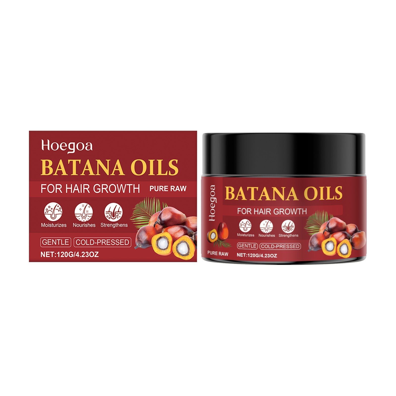 Batana Hair Oil Gentle Repair Nourishing, Supple And Plump Hair Moisturizing And Hydrating Hair Oil - Korvel