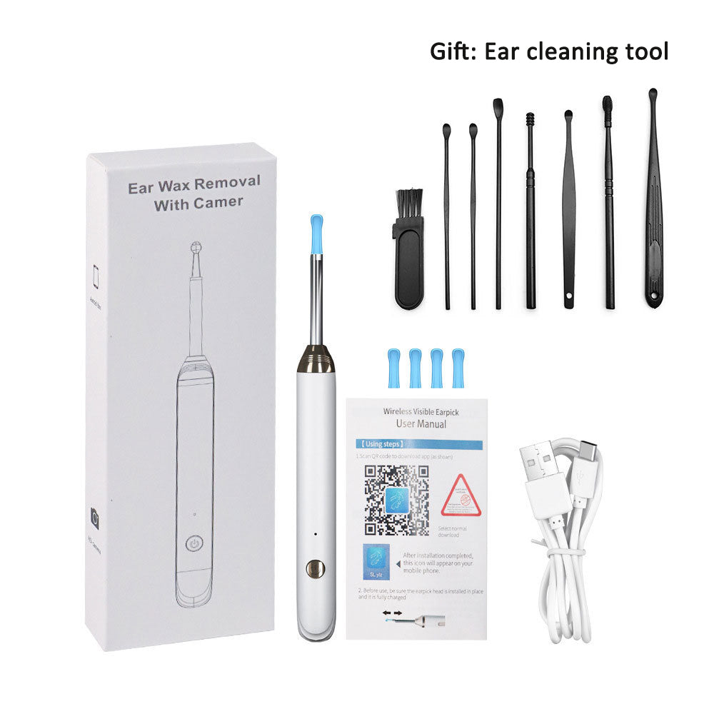 Visual Ear Spoon Cross border HD Visual Ear Picking Device Wireless WIFI Visual Ear Picking Spoon Visual Ear Picking Spoon - Korvel