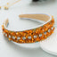 Colorful Turquoise Diamond Wide Edge Headband Set