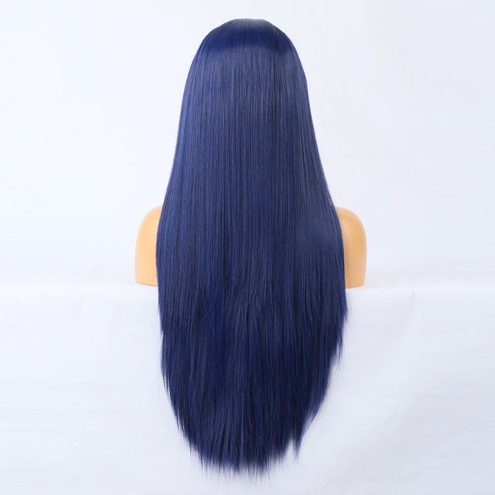 Straight Lace Front Wig Bone Straight Human Hair Wig Transparent Lace Frontal Wig Glueless Lace Front Human Hair Wigs - Korvel