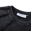 Spliced Raw Edge Short Sleeve T-Shirt Unique Design Hip Hop Men's Washed Vintage Casual Tee - Korvel