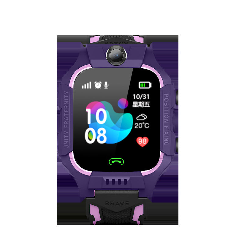 Children's Smart Phone Watch Waterproof Q12 English Multi Language GPS Positioning - Korvel
