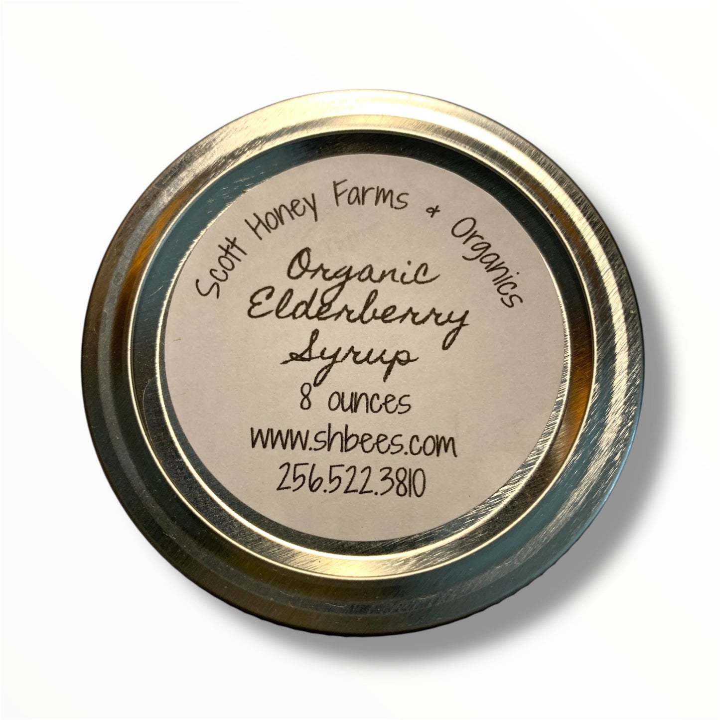 Sirope de Saúco Orgánico Premium - 8oz