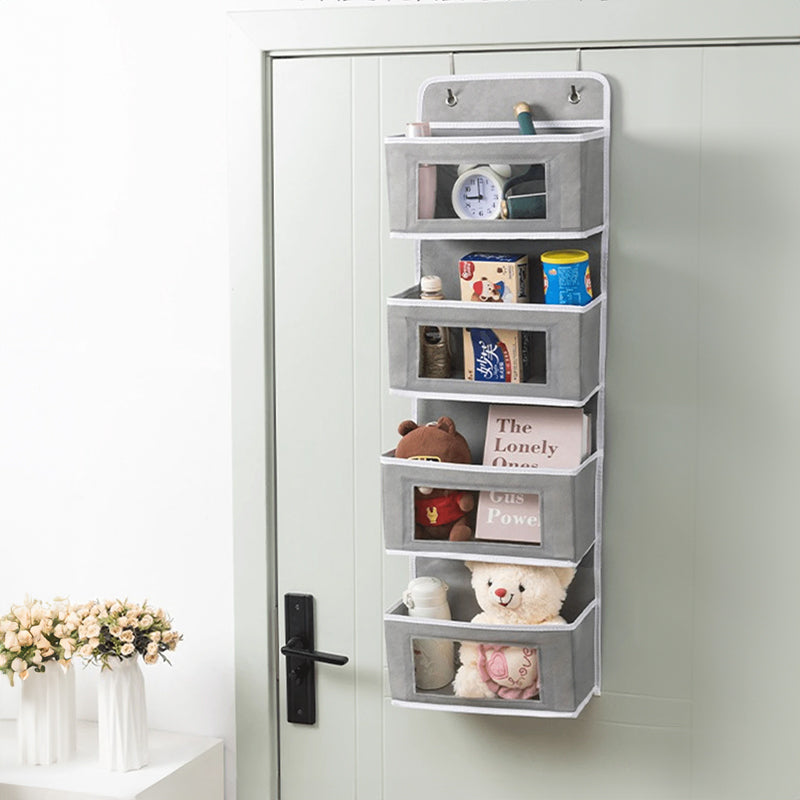 5-Shelf Hanging Storage Organizer with Anti-Tilt Design