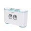 Toothbrush rack wall-mounted punch-free bathroom wall-mounted suction toothbrush set - Korvel