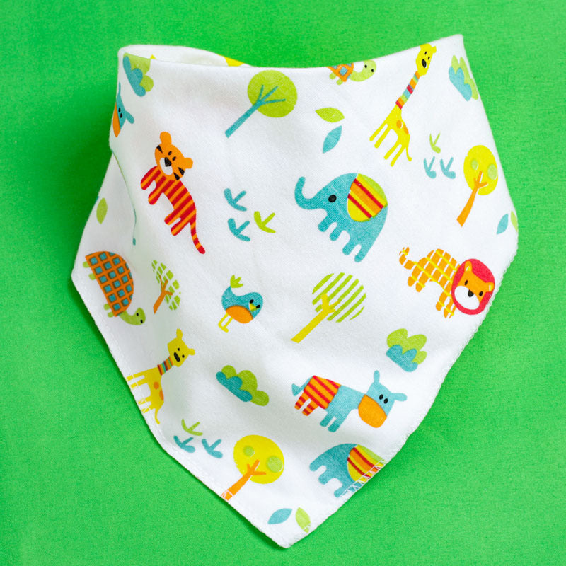 Baby Drooling Towel Baby Triangle Towel Double Layer According To The Buckle Newborn Child Headscarf Bib Scarf Spring And Summer Four Seasons - Korvel