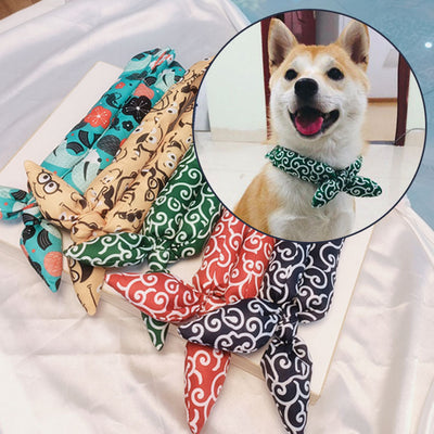 Scarf pet drool scarf cat and dog scarf holiday photo - Korvel