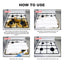 JAKEHOE Protective Kitchen Cleaner, Multi-Purpose Kitchen Stove Hood Heavy Oil Cleaning Dirt - Korvel