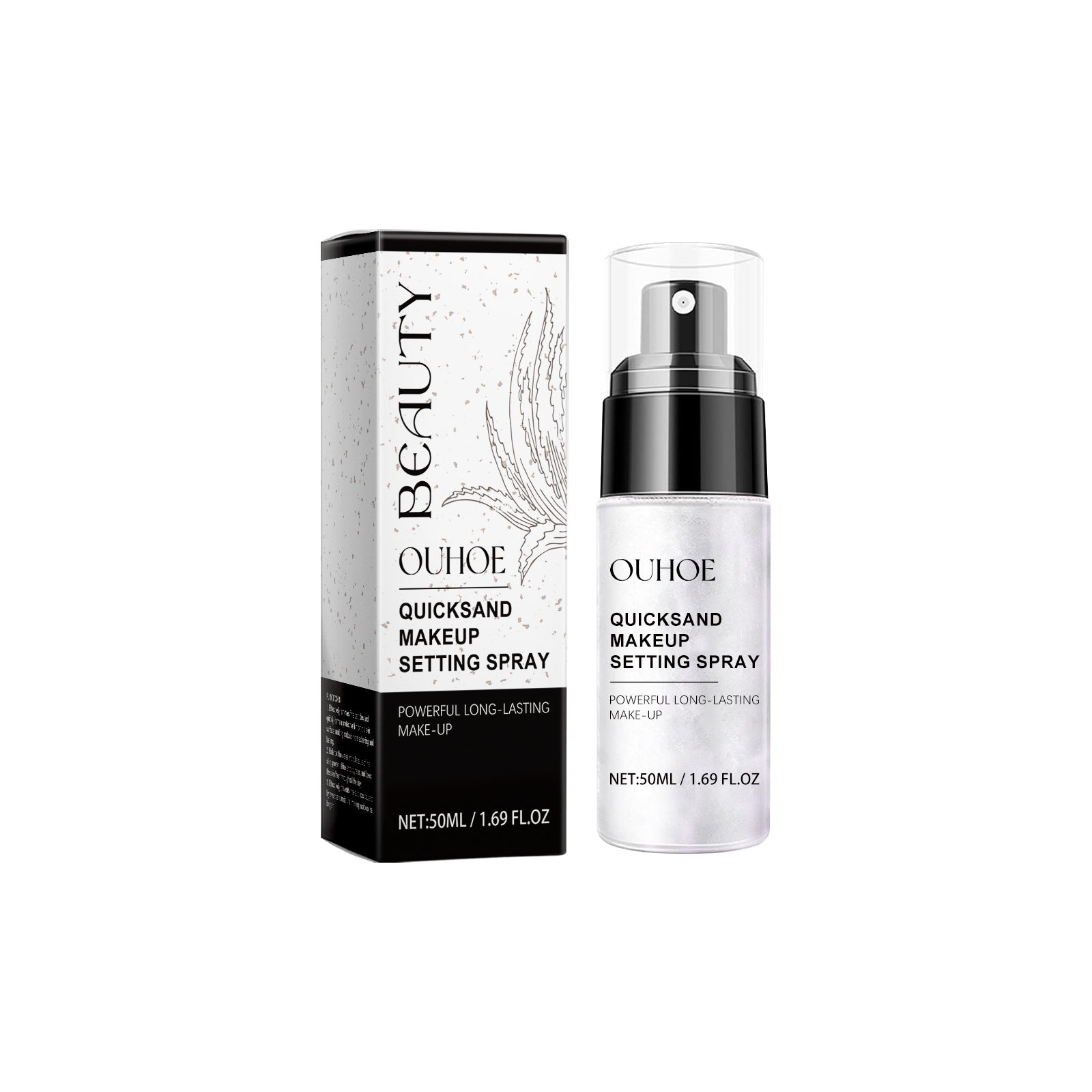 Quicksand Setting Spray Natural Lightweight Multi-Effect Moisture Moisture Mist Refreshing Portable Makeup Spray - Korvel