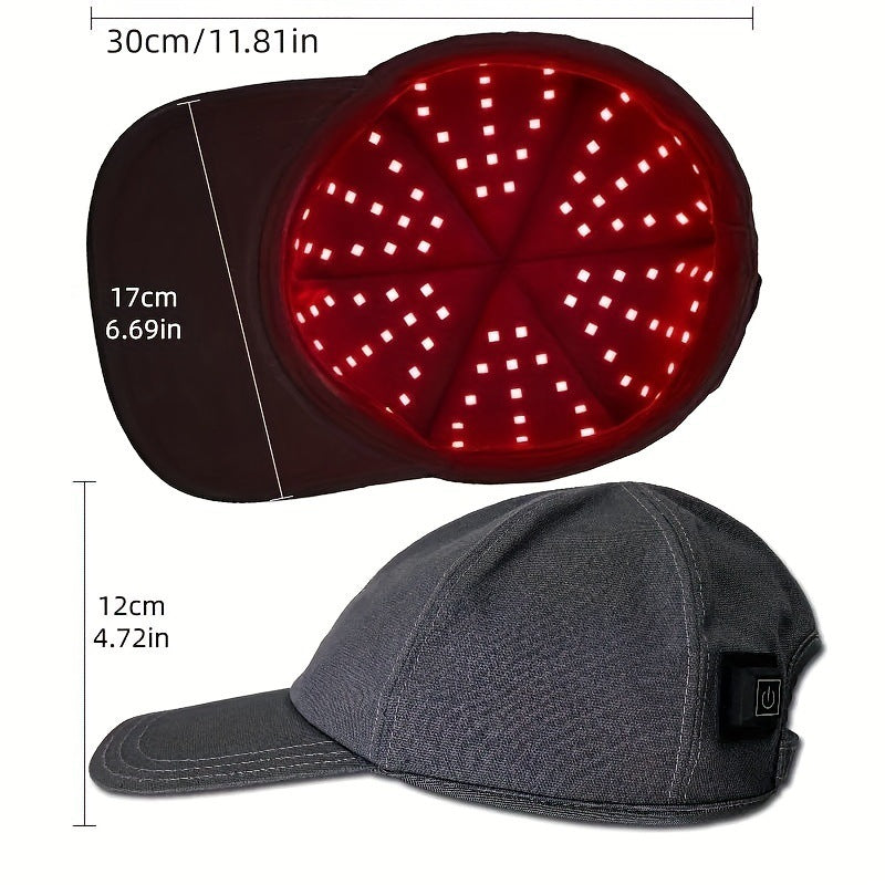 Red light therapy hair care cap hair care device portable portable hair follicle care hair dense hair care helmet hair care - Korvel