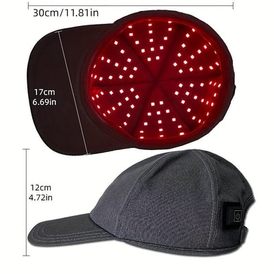 Red light therapy hair care cap hair care device portable portable hair follicle care hair dense hair care helmet hair care - Korvel