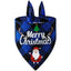 Christmas Day Border Protection Pet Small, Medium, and Large Dogs, Dogs, Cats, Teddy Triangular Towels, Water Jars - Korvel