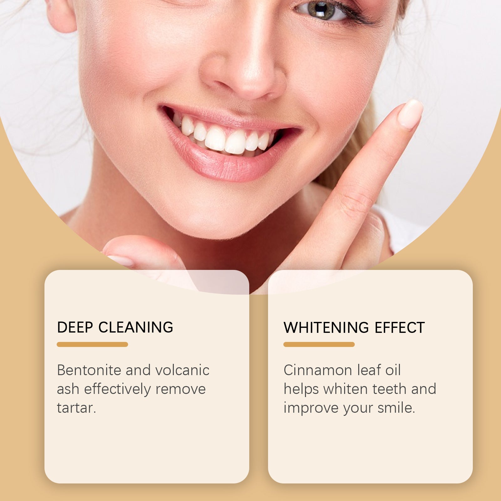 Volcanic Ash Dental Cleaning Powder Clean Bad Breath Confident Smile Teeth Cleaning Care Beauty Dental Powder - Korvel