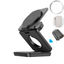 Three-in-one wireless charger foldable magnetic wireless charger suitable for Apple mobile phone wireless charger mobile phone stand desktop - Korvel