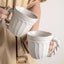 350MLCreative personality mug breakfast cereal milk cute ceramic cup daily household large-capacity insulated coffee oatmeal cup - Korvel
