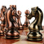 Premium Solid Wood Folding Chessboard with Oversized Pieces