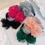 Fashionable oversized solid color lace bow headband - Korvel