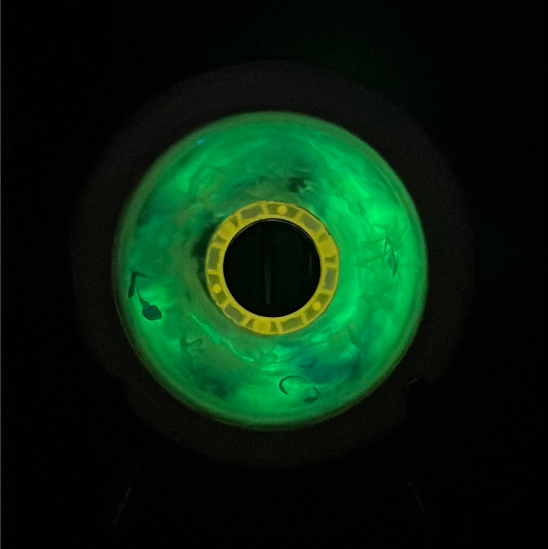 Custom Glow Resin Mini with Wooden Rim