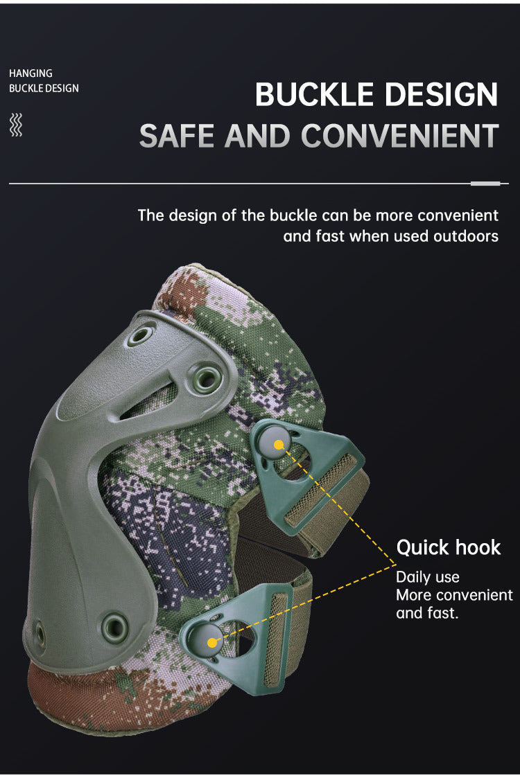 Tactical Knee Protector CS Kit Military Training Knee Protector Training Starry Sky Outdoor Cycling Plus Knee Protector Four Pie - Korvel