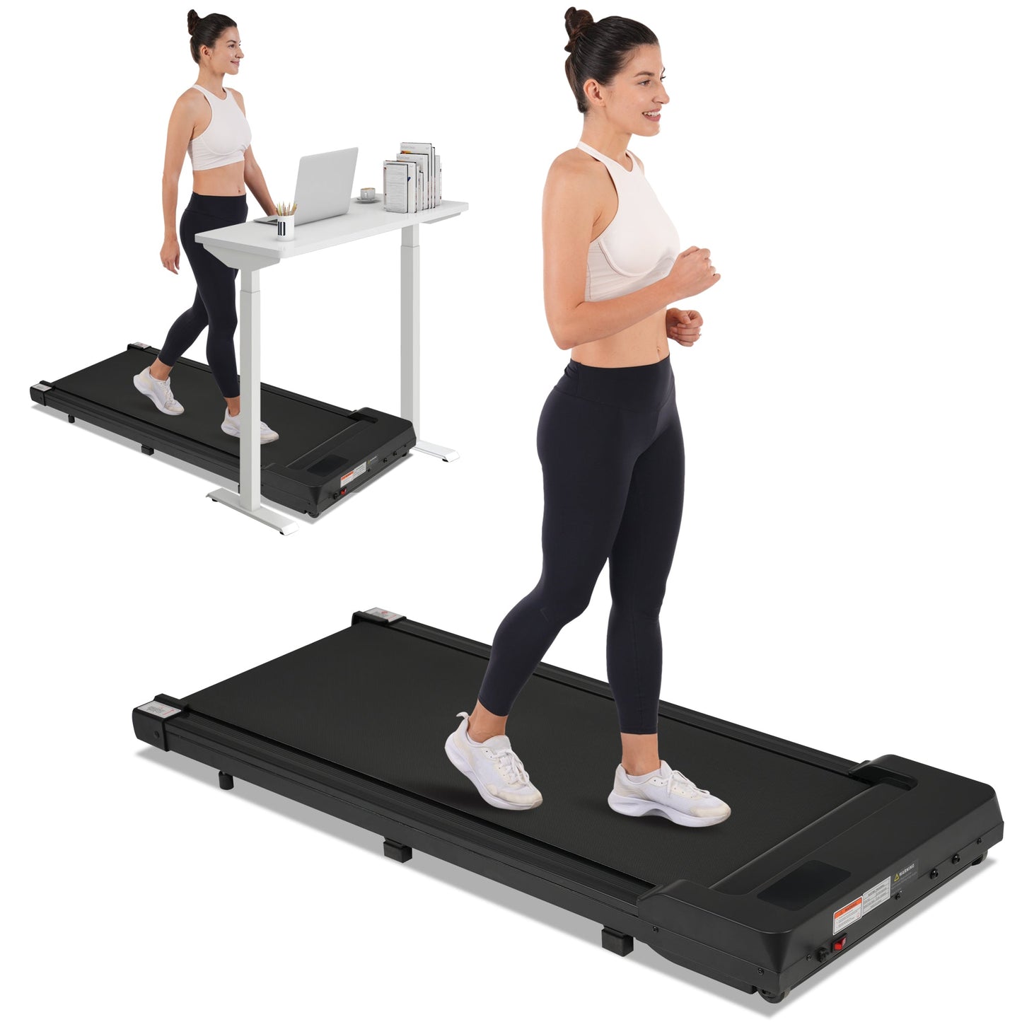 8.10 Walking Pad Under Desk Treadmill - 2.5HP, 300LBS Capacity