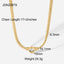 Stainless steel Cuban chain heart-shaped necklace with hollowed out flat snake chain heart pendant necklace for women - Korvel