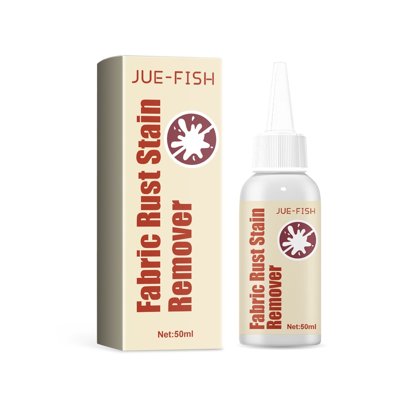 Fabric Rust Stain Remover, Clothes Decontamination Mild Cleaning Agent For Stubborn Oil Stains And Yellow Mildew Spots - Korvel