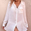 Pocketed Dropped Shoulder Cover Up