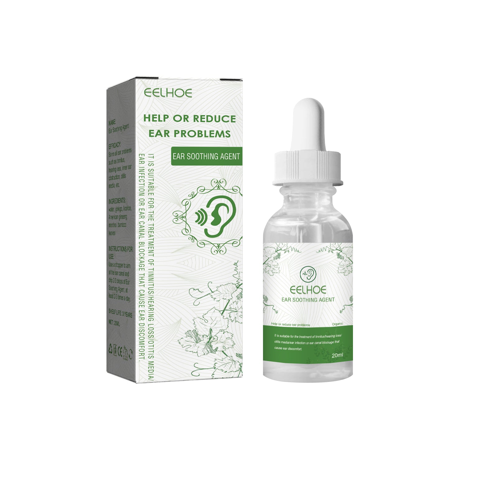 Ear Relief Relieves Blocked Inner Ear Ringing Ear Discomfort Ear Health Care Ear Drops - Korvel