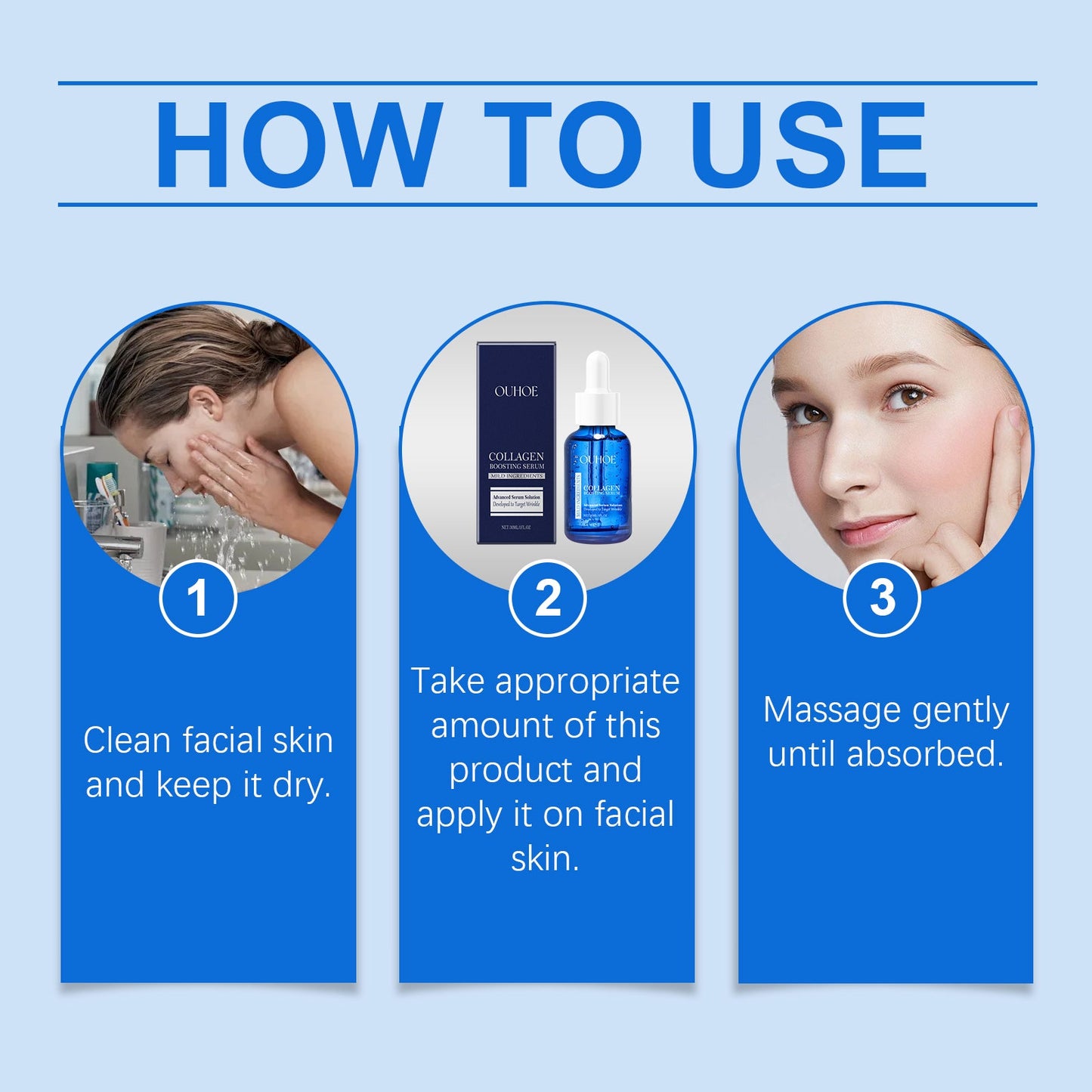 Firming Serum, Collagen Firming, Moisturizing, Smoothing Fine Lines, Nourishing And Elastic Essence - Korvel